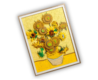 LEGO Art 31215 „Słoneczniki” Vincent van Gogh - 1308189 - zdjęcie 3